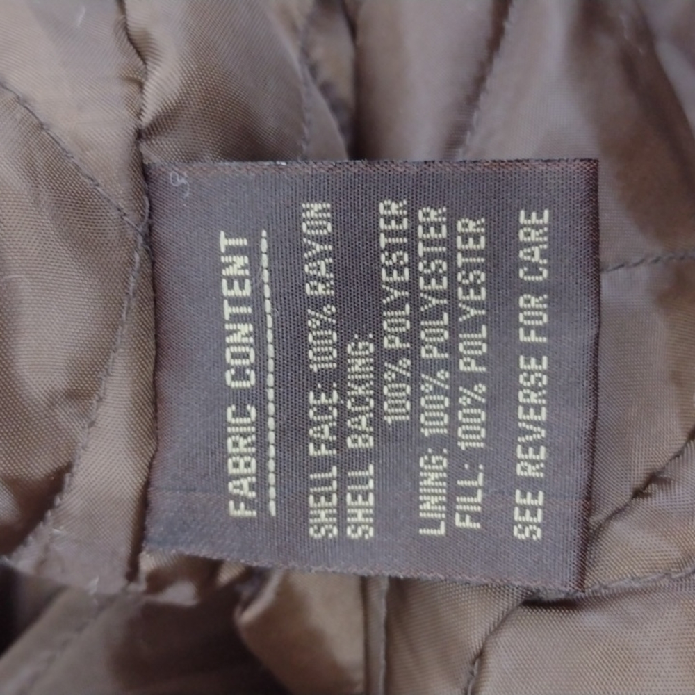 Sold Maurices Faux Leather Jacket XXL Button - Picture 9 of 10